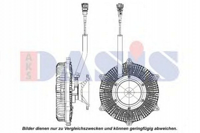 AKS DASIS 138085n -  Сцепление, вентилятор радиатора